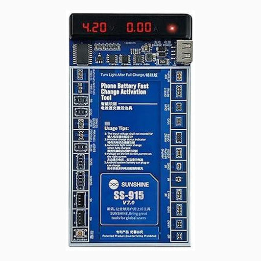 SS-915 battery activation board with voltage and current display