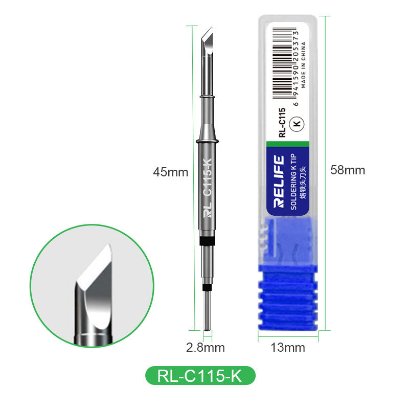 Đầu mỏ hàn RL-C115-K RELIFE