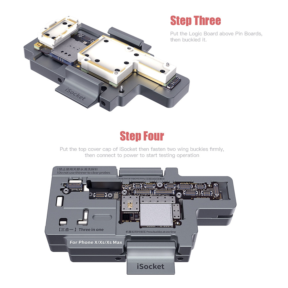 Qianli iSocket Motherboard Test Fixture for iPhone X / XS / XS Max