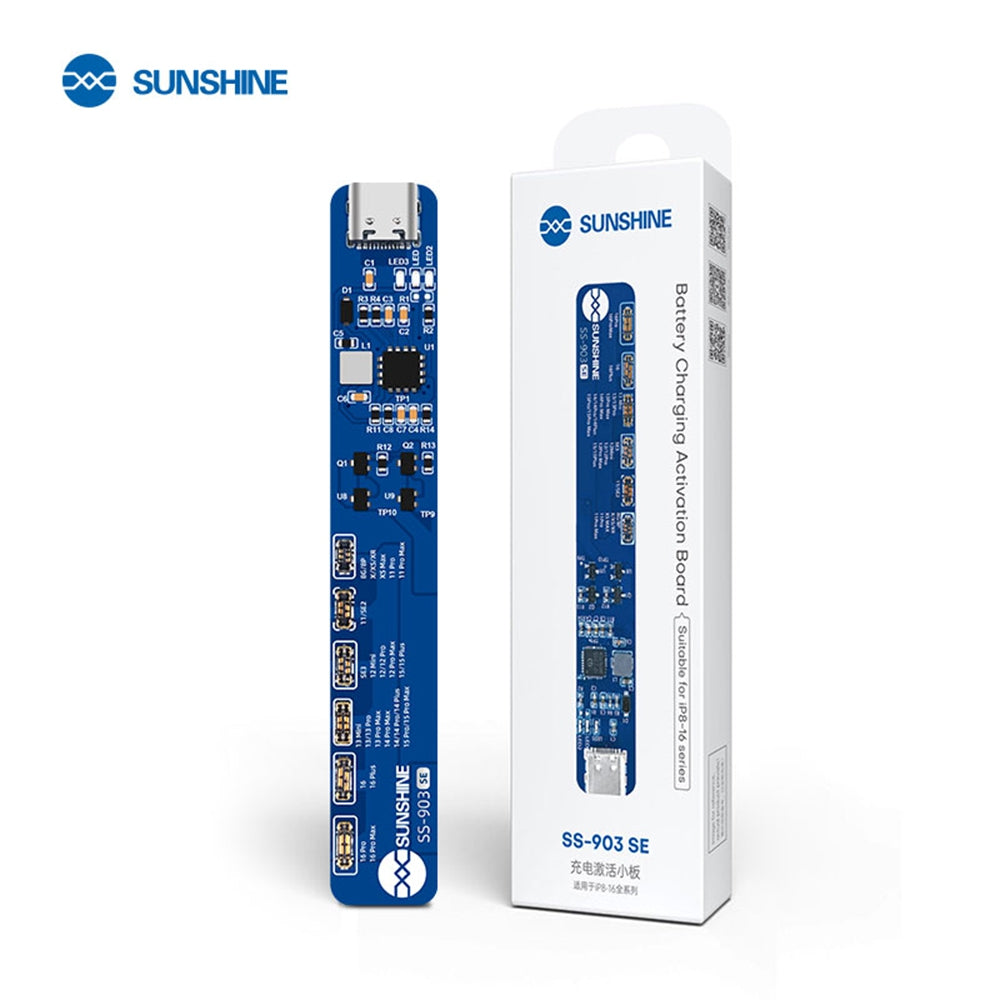 SUNSHINE SS-903 SE Battery Charging Activation Board for iPhone 8 to 17 Pro Max / SE2 / SE3