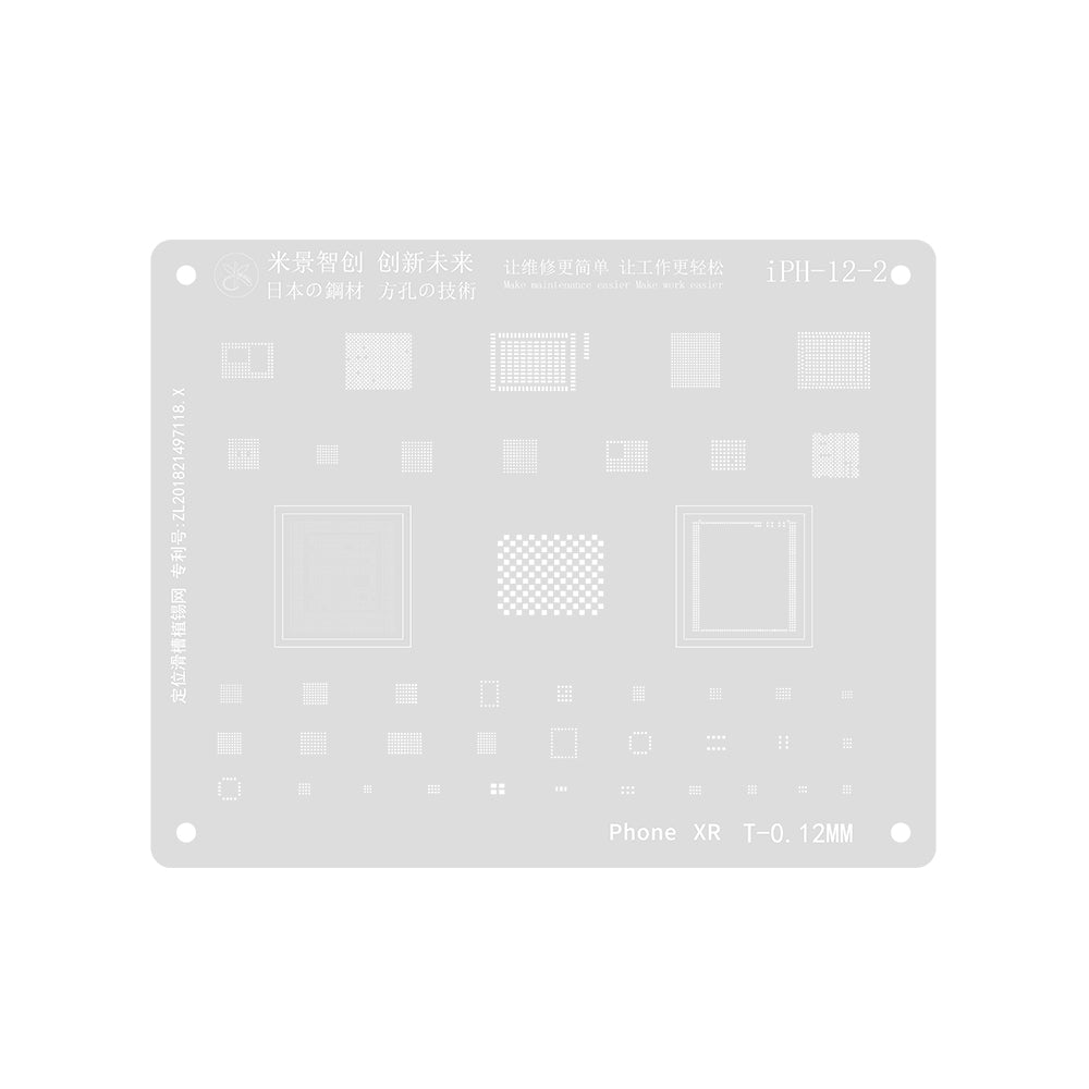 MiJing High Precision BGA Reballing Stencil for iPhone XR