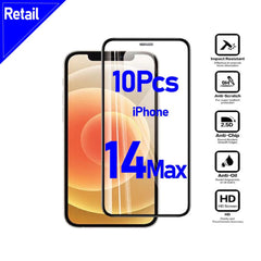 iPhone 14 Plus Tempered Glass 9D x 10pcs [Retail]