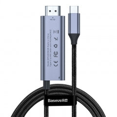 Baseus C-Video Functional Notebook Cable(C TO HDMI+PD)1.8m Dark gray