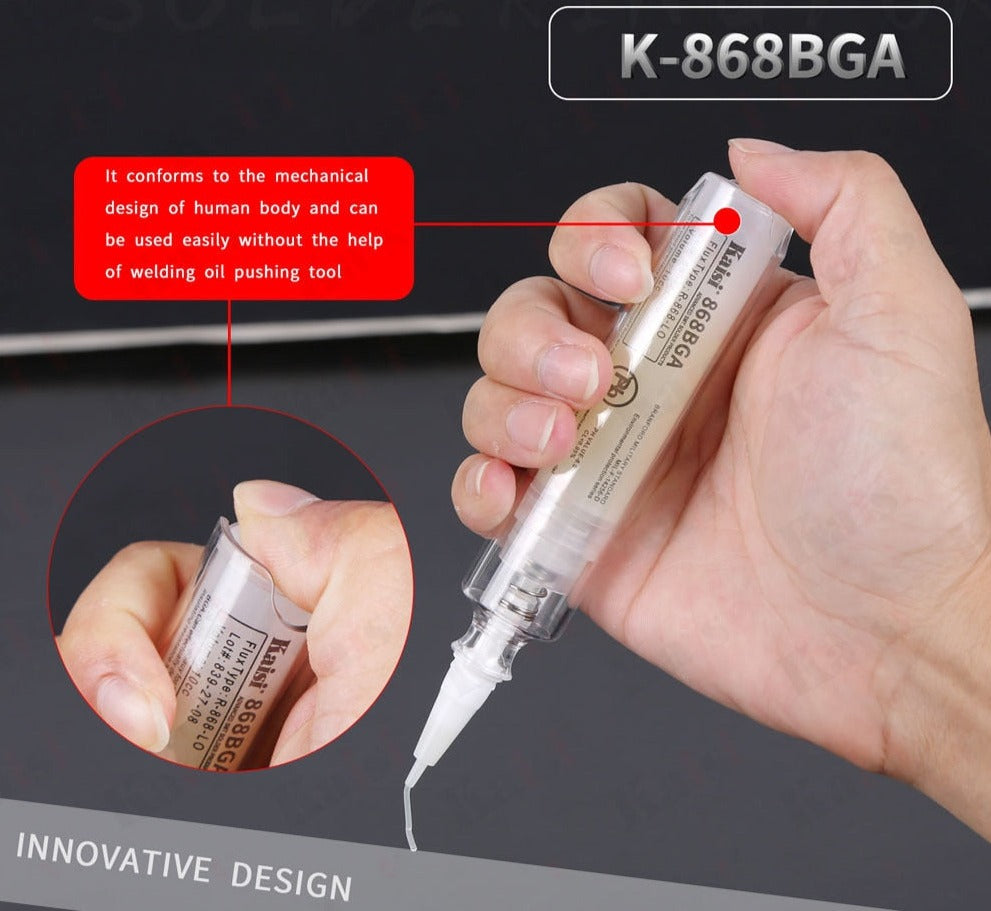 Kaisi Solder Flux 868BGA or Relife RL-422-IM