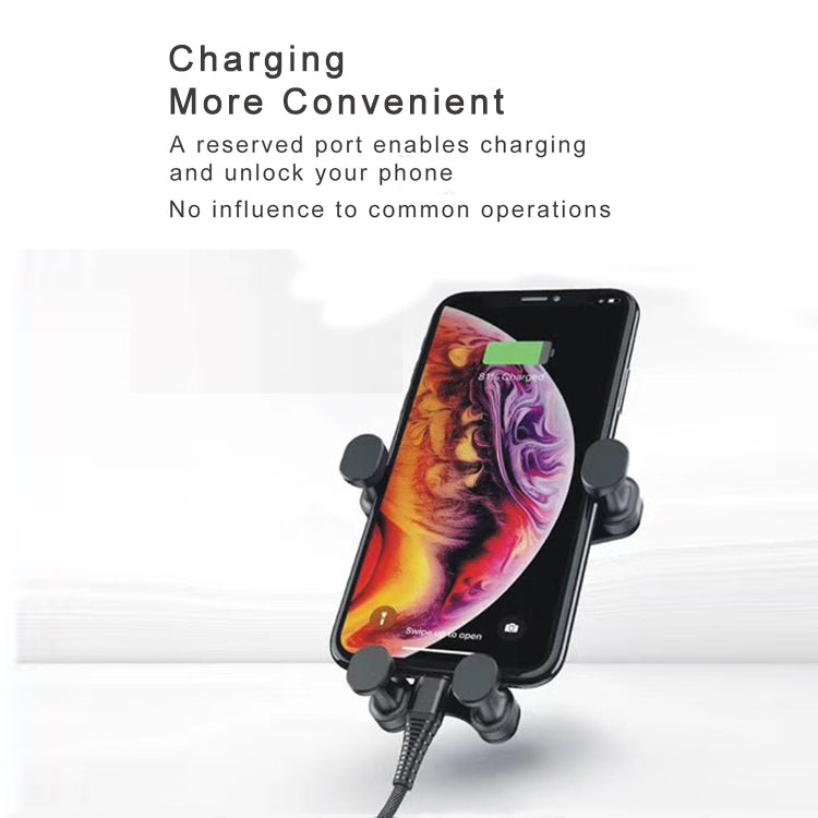 Auto Clamping Steady Gravity Car Phone Holder