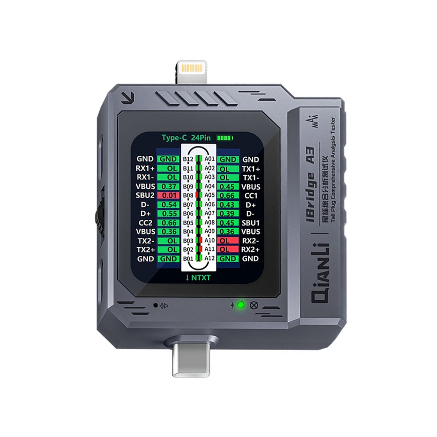 QianLi iBridge A3 Tail Plug Comprehensive Analysis Tester
