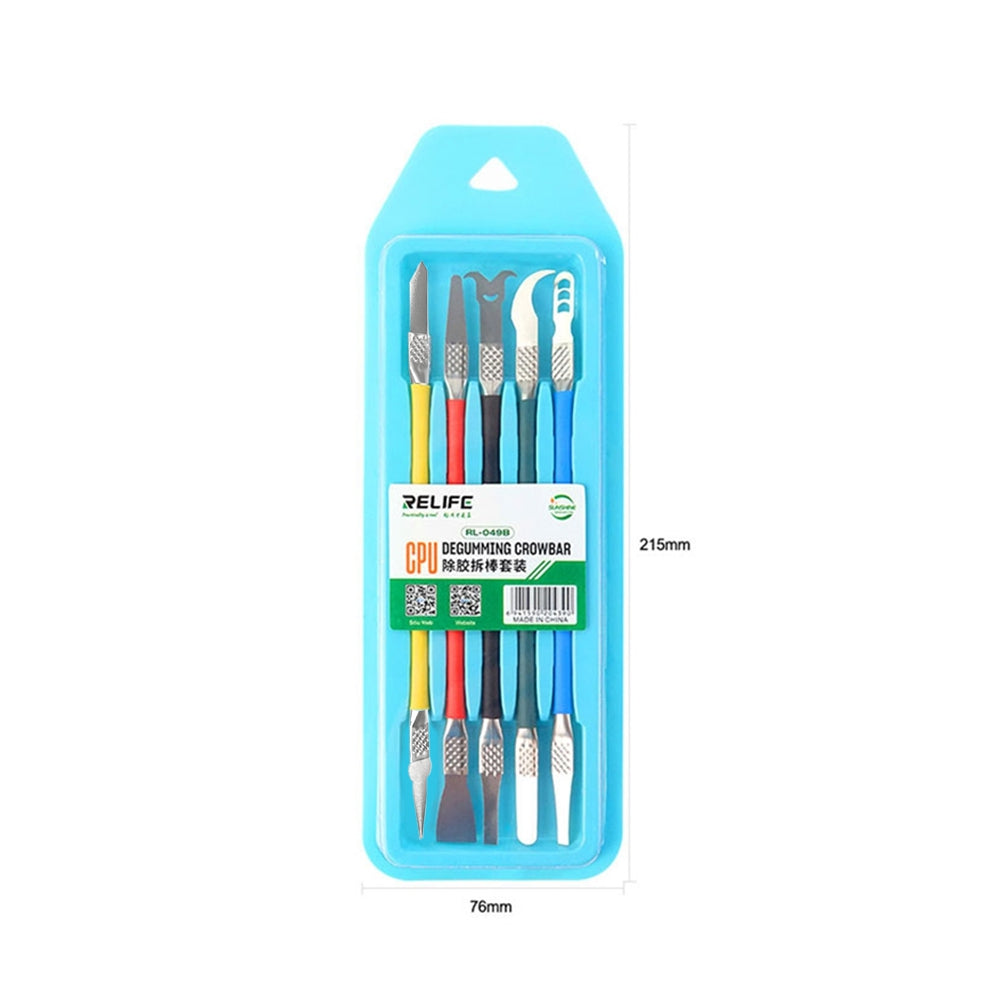 RELIFE RL-049B CPU Glue Removal Crowbar Set