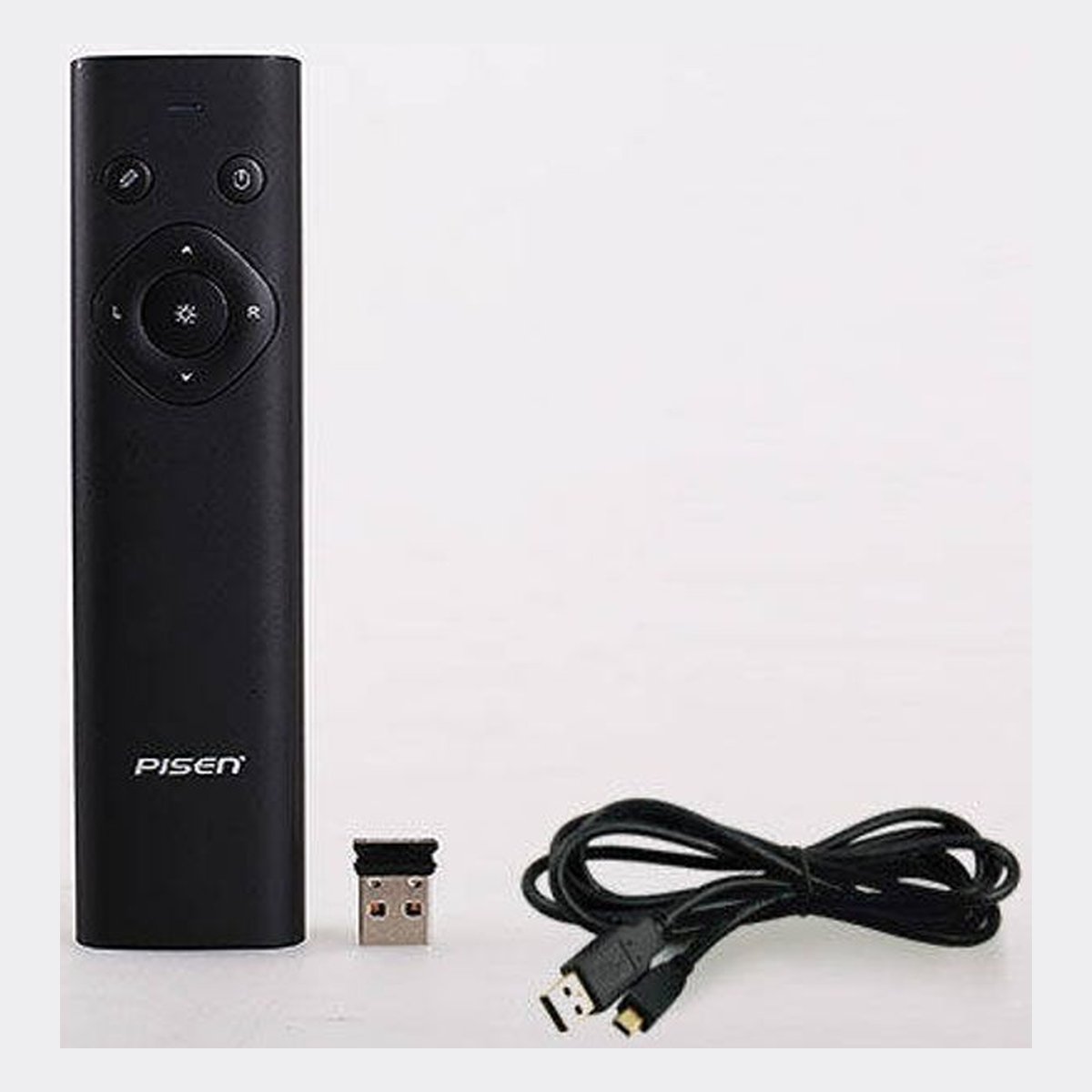 PISEN presenter 2500 with USB receiver and charging cable included