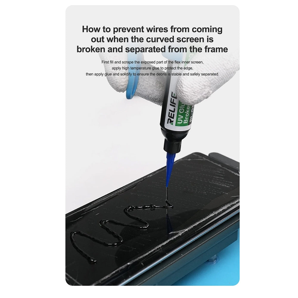 RELIFE RL-035D UV Glue For Repairing Broken Frame 10CC