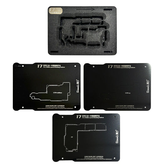 QianLi (3in1) Middle Frame Reballing Platform for iPhone 17 / 17 Pro / 17 Pro Max