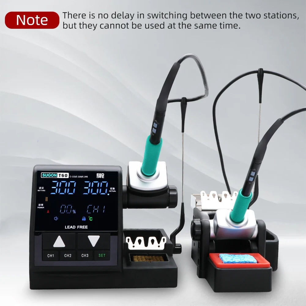 SUGON T60 Handle Soldering Station (With T210 Handle)