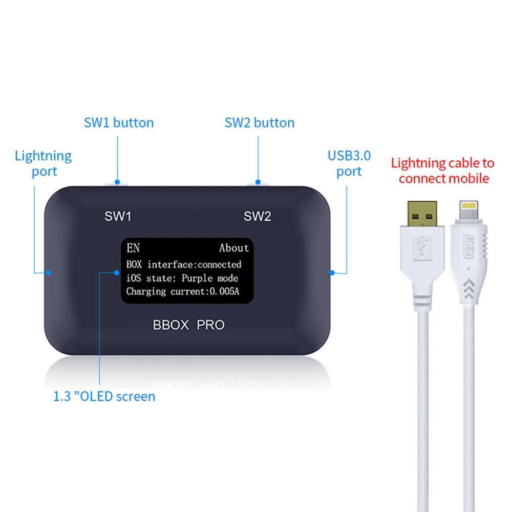 JCID B-BOX PRO Unlock Nand Data Modify for iPhone & iPad (Purple Screen Box Upgrade)