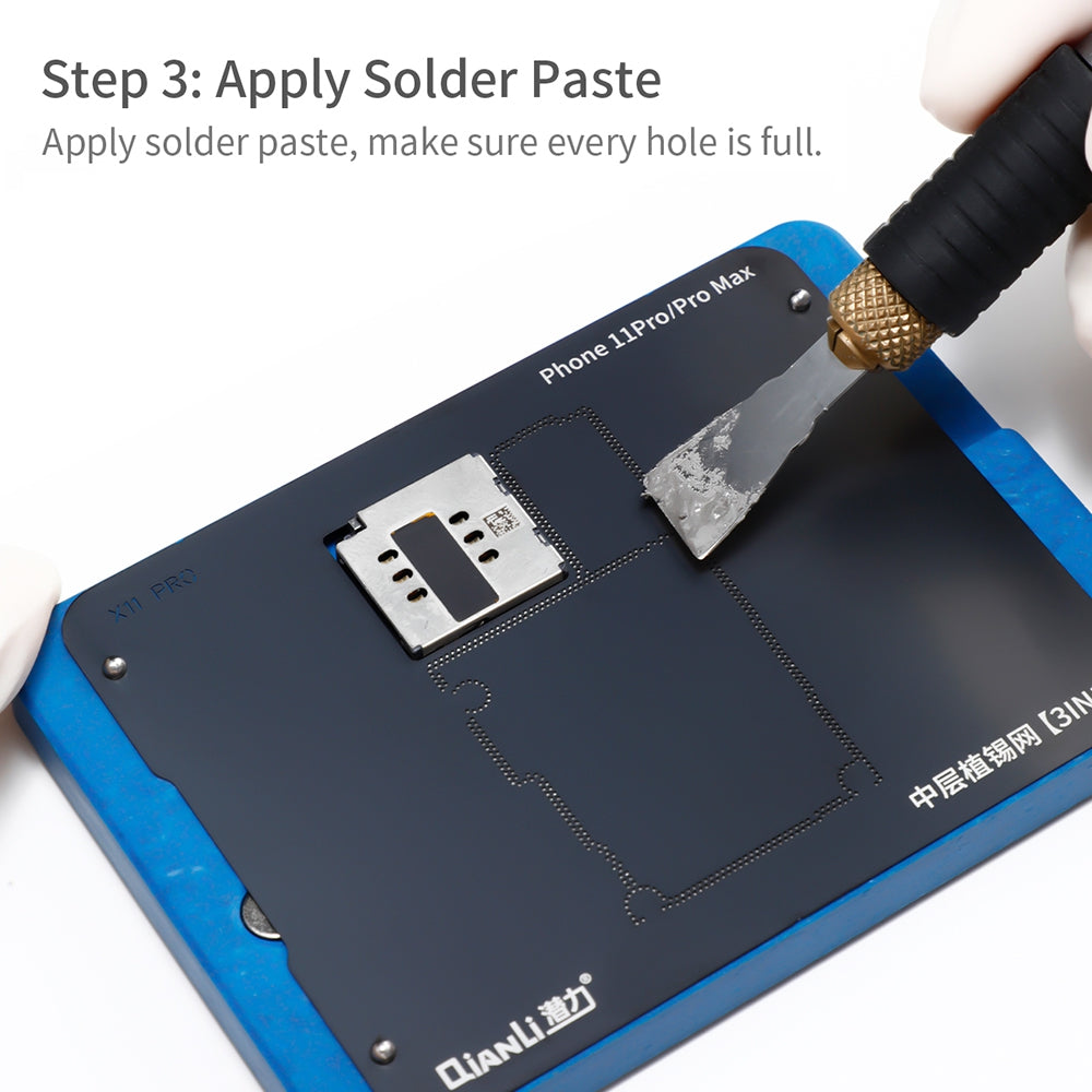 QianLi Middle Frame Reballing Platform for iPhone 11 / 11 Pro / 11 Pro Max