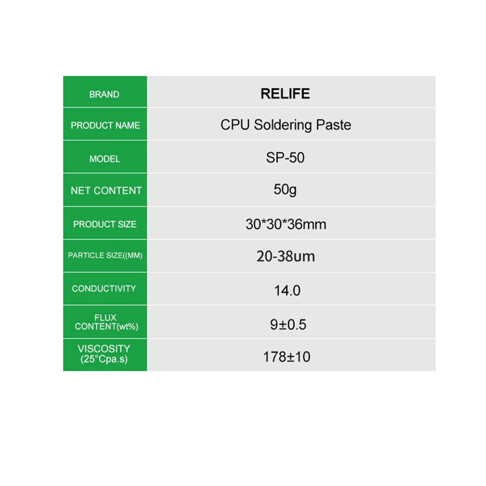 RELIFE SP-50 Soldering Paste 50g