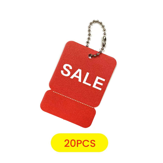 Sale Price Tags with Metal Ball Chains 20PCS/Pack