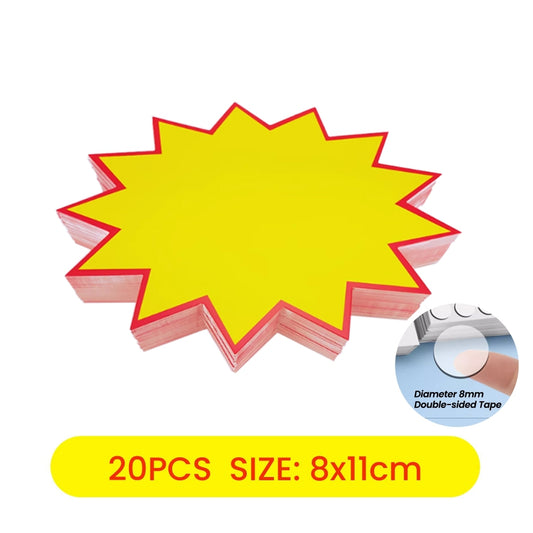 POP Price Tags (08-Blank) 8 X 11 CM 20PCS/Pack
