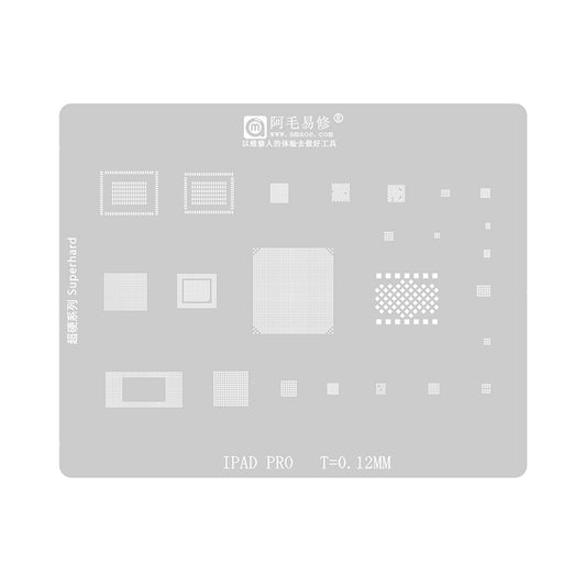 AMAOE BGA Reballing Stencil With CPU Position for iPad Pro