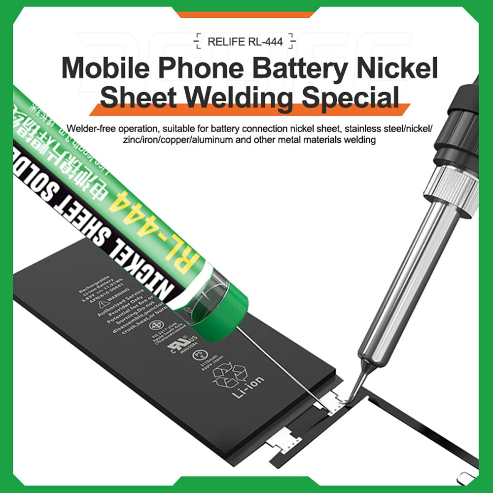 RELIFE RL-444 Battery Nickel Solder Wire 0.8MM
