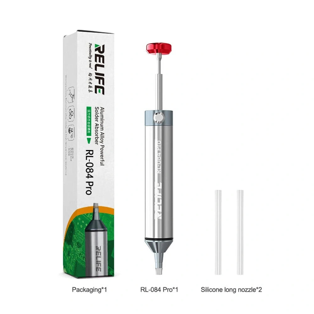 RELIFE RL-084 Pro Aluminum Alloy Anti-scalding Desoldering Sucker