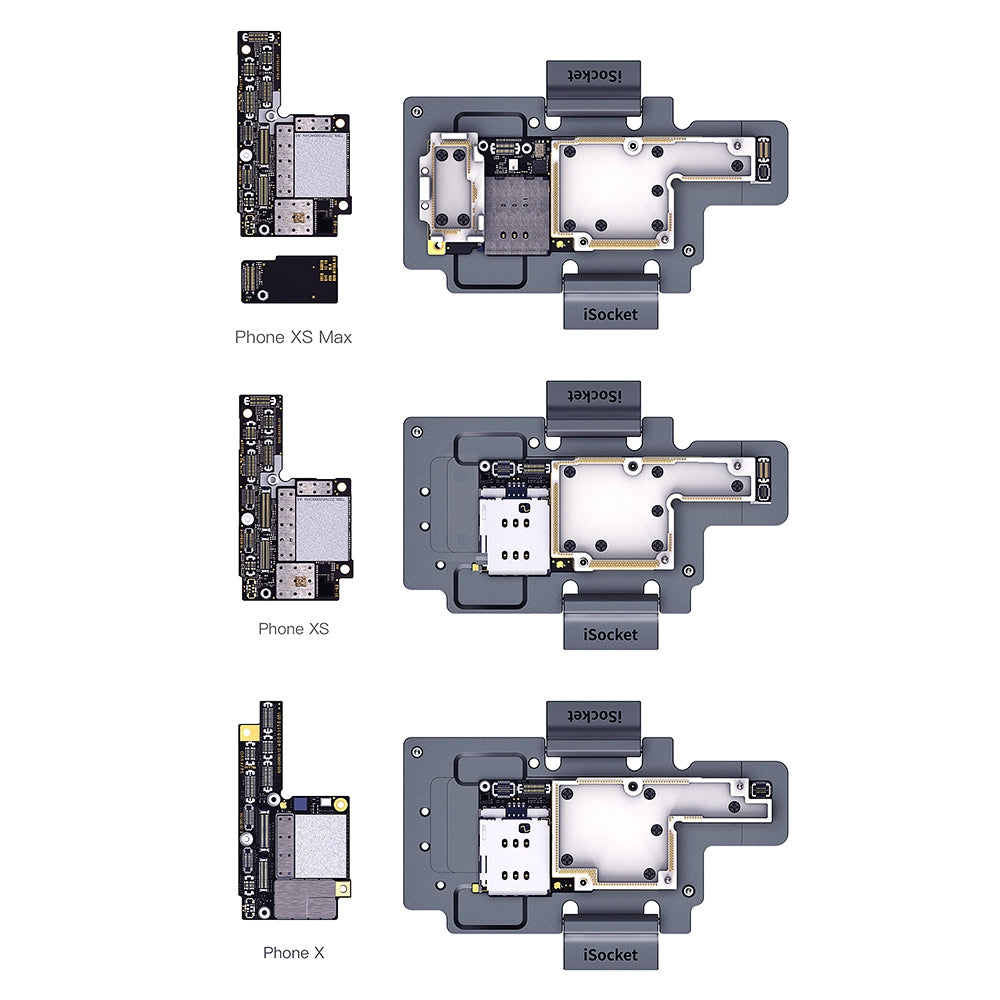 Qianli iSocket Motherboard Test Fixture for iPhone X / XS / XS Max