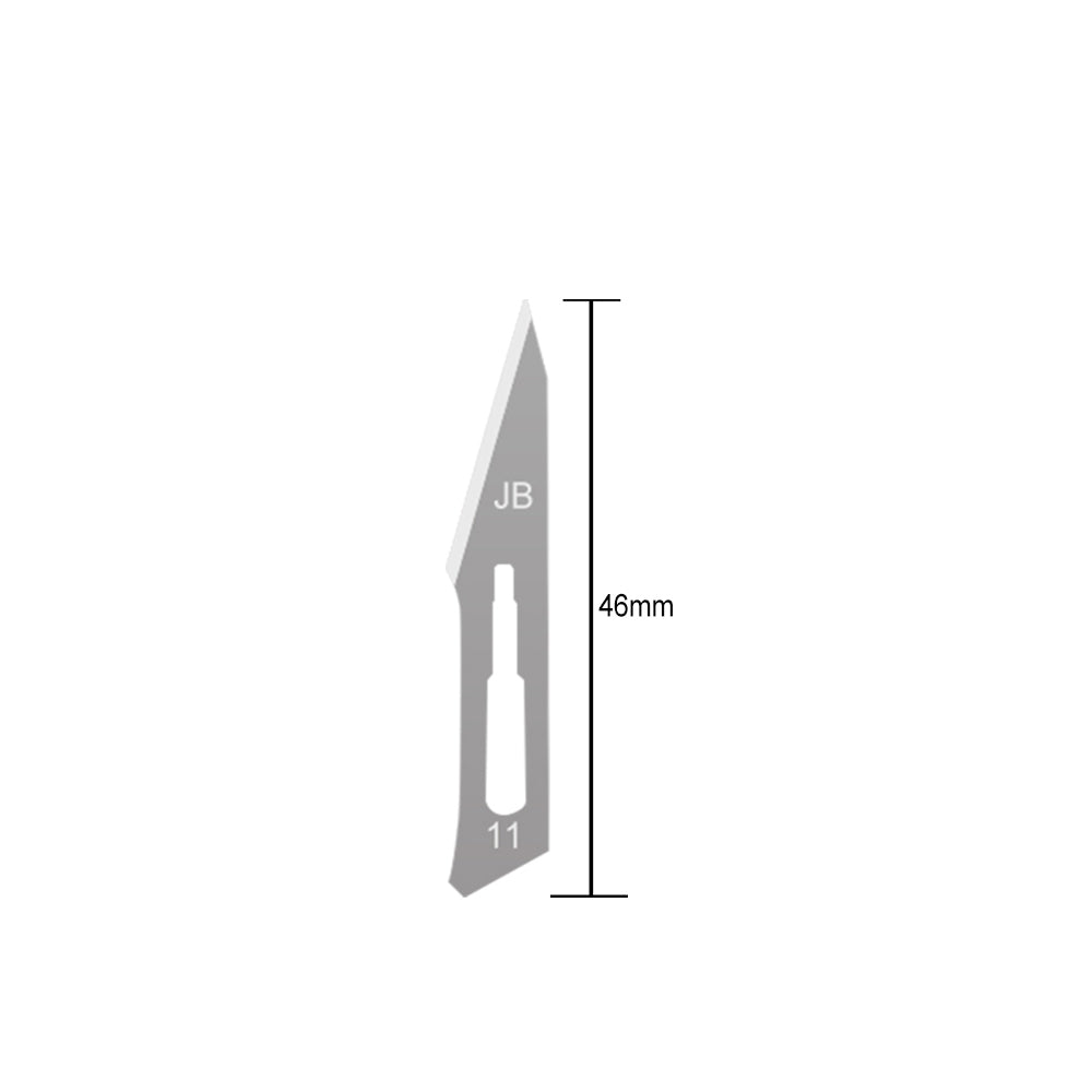 Stainless Steel Surgery Handle +10PCS No.11 Blades