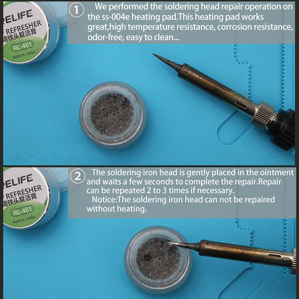 RELIFE RL-461 Tip Refresher For Cleaning Solder Iron