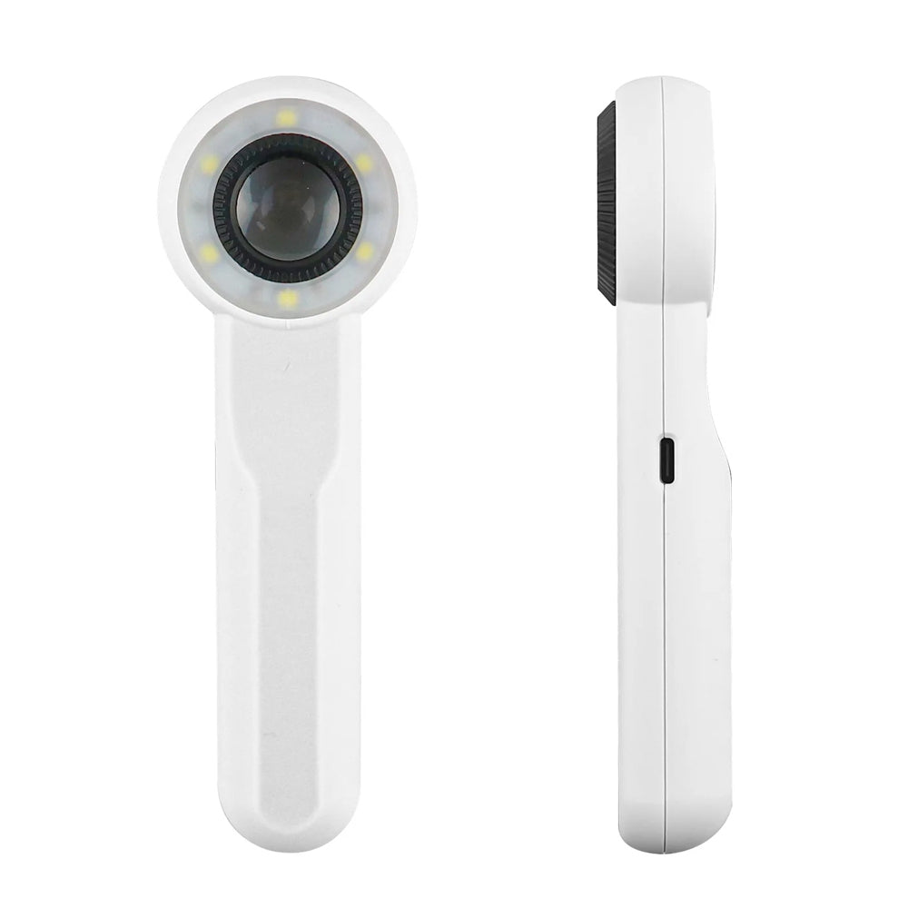 21mm 80X Handheld Magnifier with Led Lights