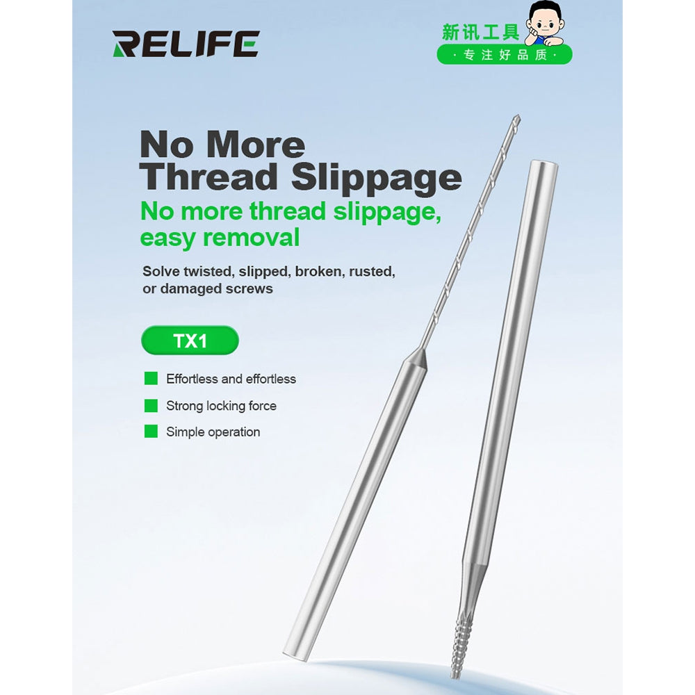 RELIFE TX1 Stripped Screw Extractor Drill Bit Set