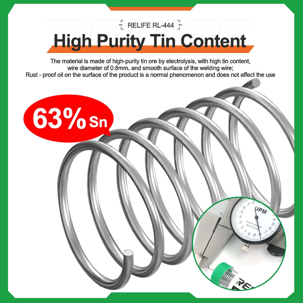 RELIFE RL-444 Battery Nickel Solder Wire 0.8MM