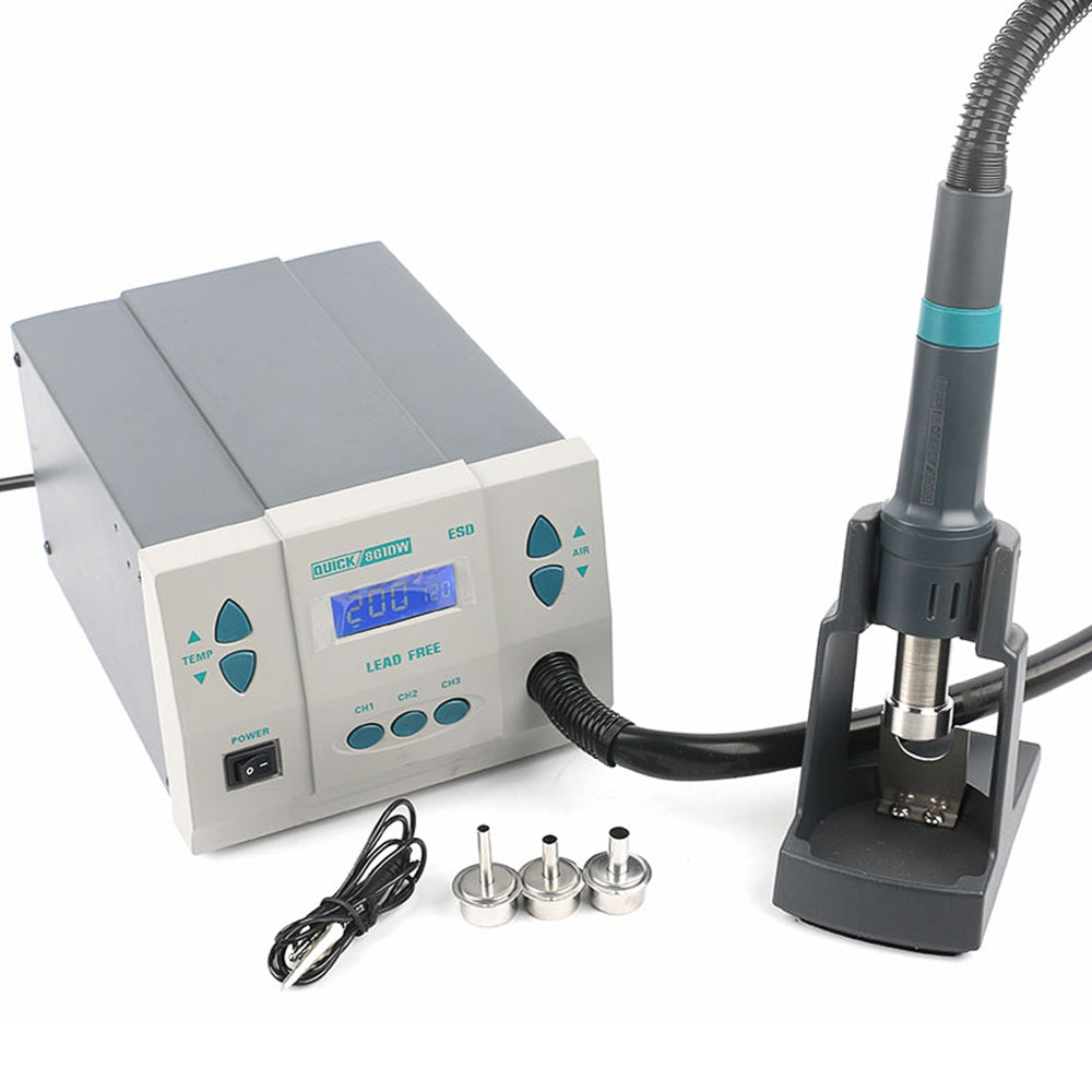 QUICK 861DW 1000W Hot Air Rework Station (Straight Wind)