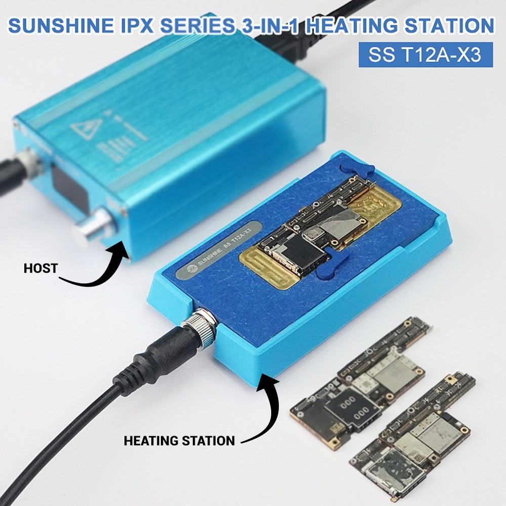 SUNSHINE SS-T12A-X3 Motherboard Heating Station for iPhone X / XS / XS Max