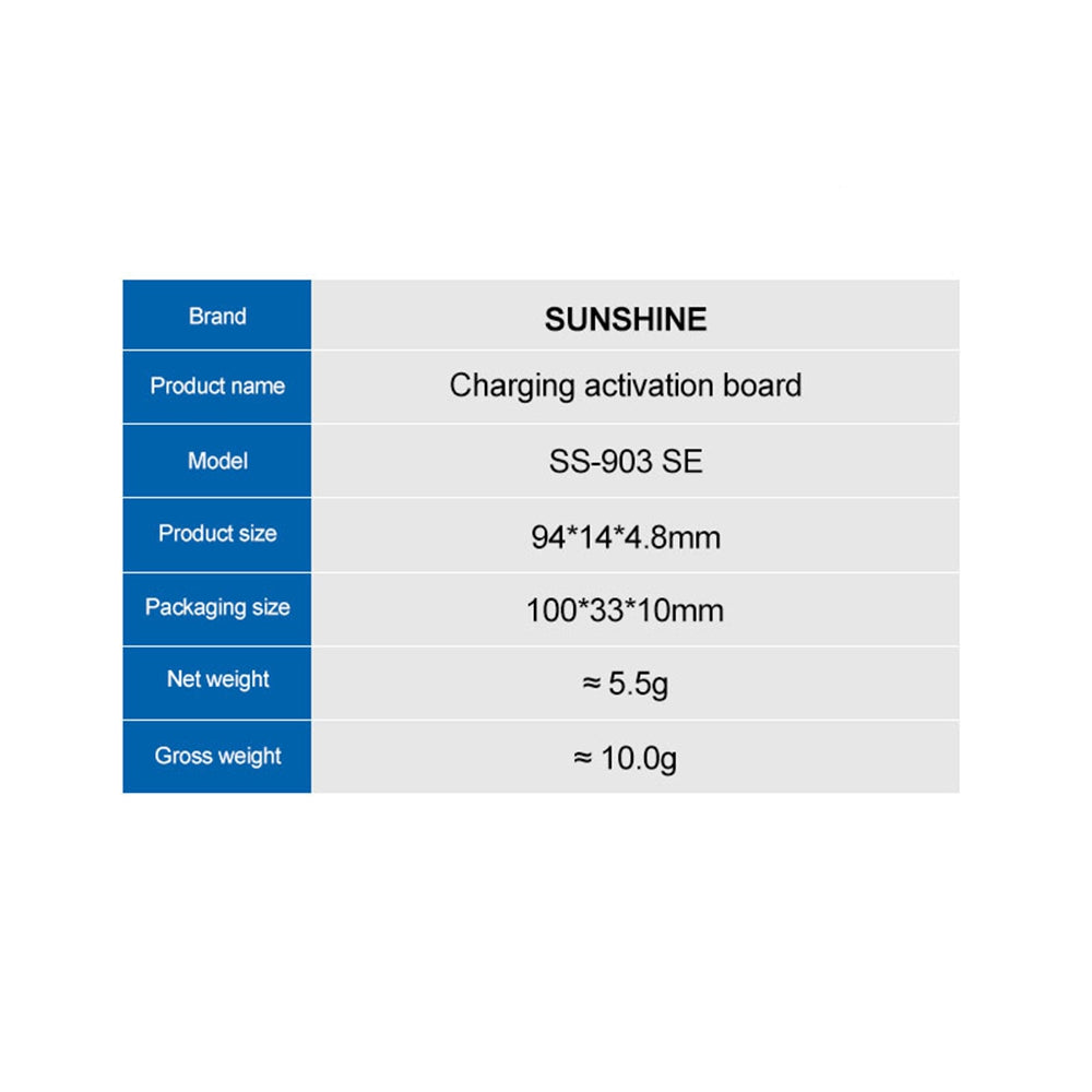 SUNSHINE SS-903 SE Battery Charging Activation Board for iPhone 8 to 17 Pro Max / SE2 / SE3