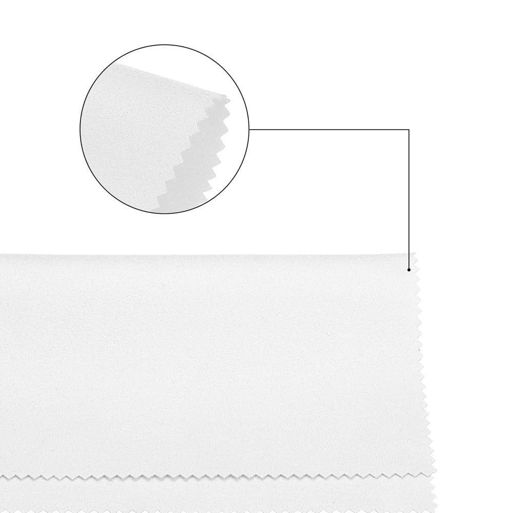 Kinglas Microfiber Cleaning Cloth 19x19cm for Camera Lens Eyeglasses Screens 10PCS/Pack