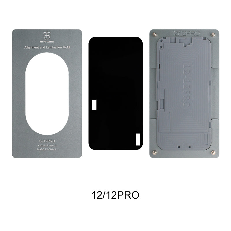 iPhone LCD 2 IN 1 Aligning & Laminating Mold For Aligning LCD With Glass And Bubble Free Vacuum Lamination-iPhone 12/12 Pro
