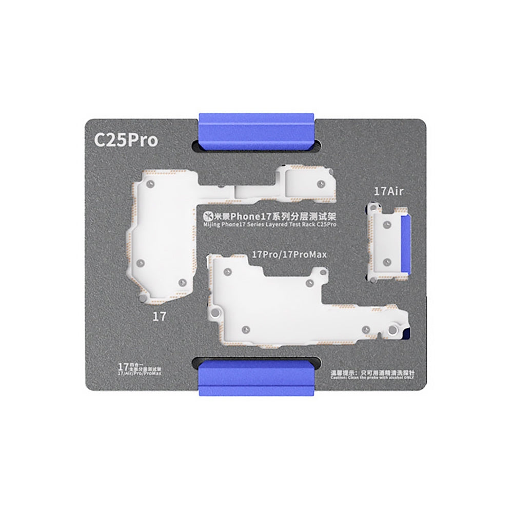 MiJing C25 Pro (4IN1) Motherboard Layered Test Fixture for iPhone 17 / 17 Air / 17 Pro / 17 Pro Max