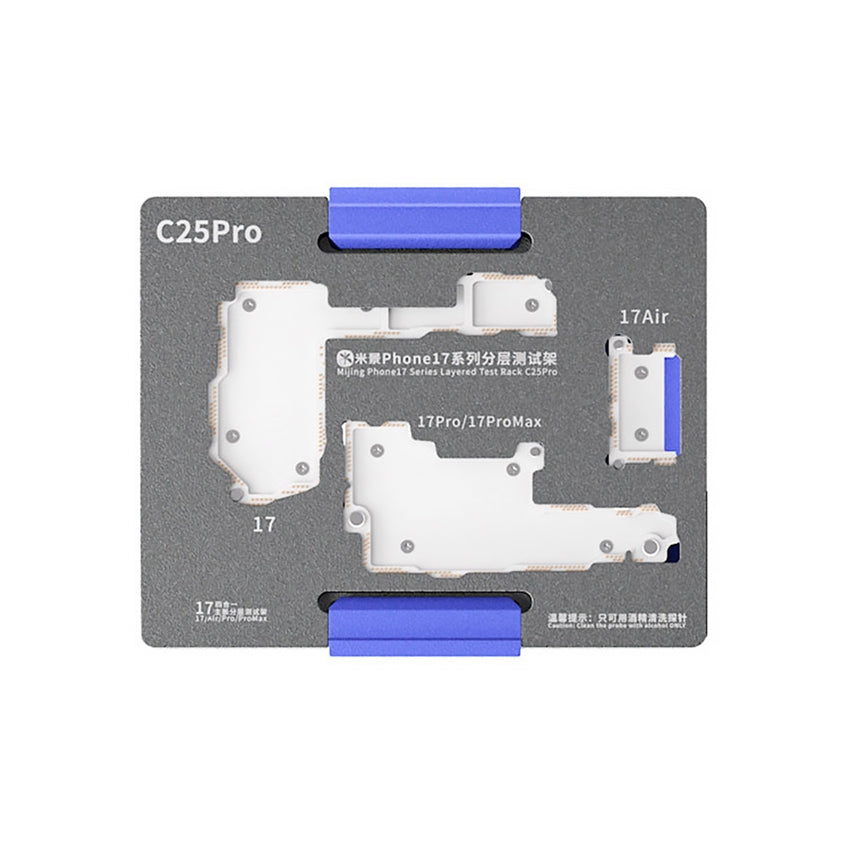 MiJing C25 Pro (4IN1) Motherboard Layered Test Fixture for iPhone 17 / 17 Air / 17 Pro / 17 Pro Max
