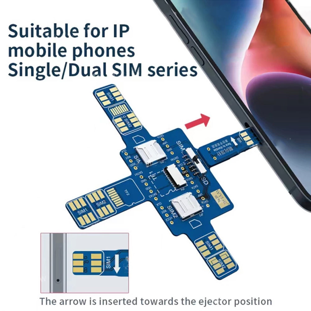 Wylie Smartphone Signal Universal Test Board for Android Single And Dual Card SD Card / Apple’s New Dual SIM Series / Huawei