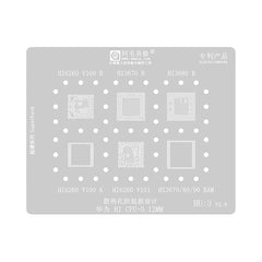AMAOE BGA Reballing Stencil With CPU Position HU3 for Huawei HiSilicon