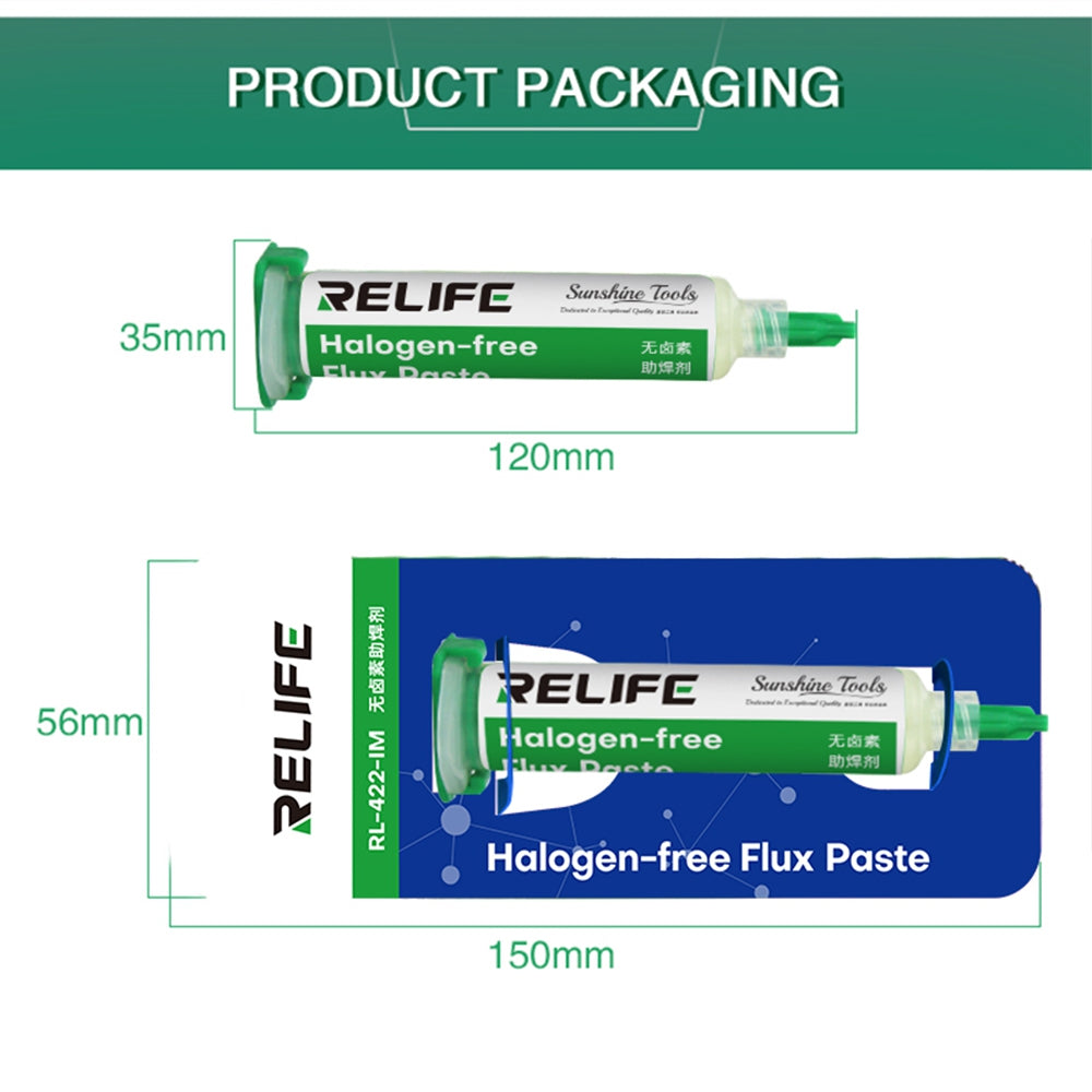 RELIFE RL-422-IM Halogen Free Flux Paste