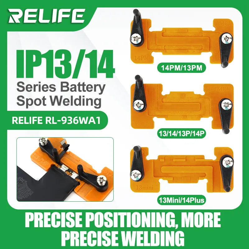 Kẹp hàn điểm pin RELIFE RL-936WA 3 trong 1 cho IP13-14