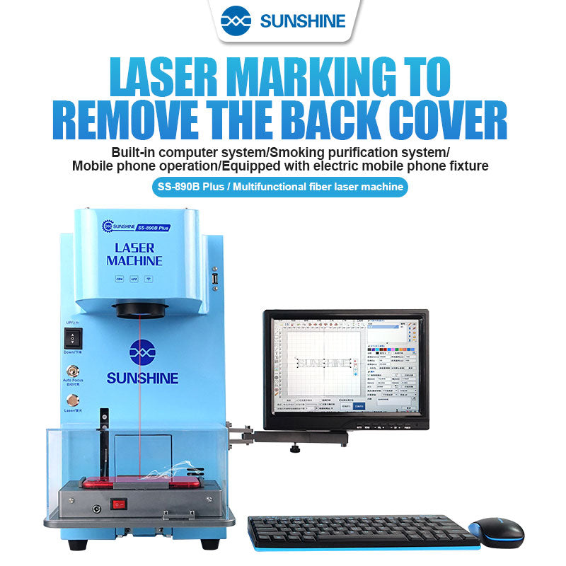 Máy laser sợi quang đa năng SUNSHINE SS-890B Plus