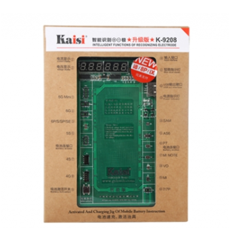 Kẹp kích hoạt sạc pin KAISI K-9208 / kiểm tra pin