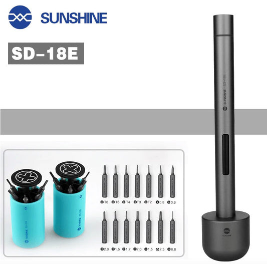 Tua vít điện mini lithium Sunshine SD-18E có đèn LED cho iPhone/iPad/Máy tính bảng/Camera