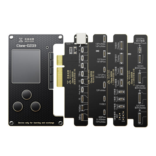 Qianli MEGA-IDEA Clone-DZ03 Programmer with Face ID Board & Battery Board & True Tone Board for iPhone (Type A Plug)