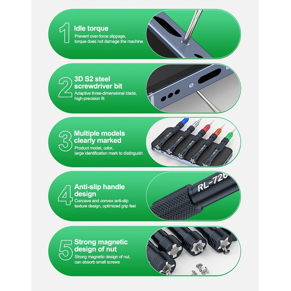 RELIFE RL-726A 3D Precision Screwdriver Set
