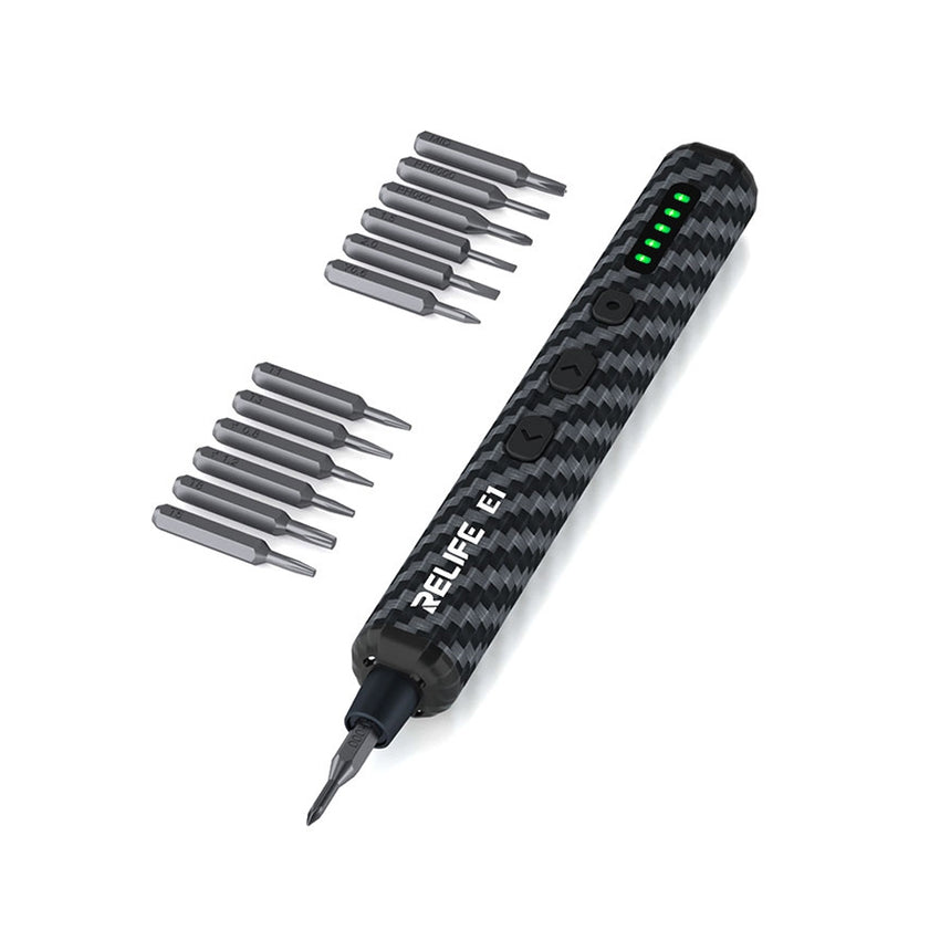 RELIFE E1 Carbon Fiber Electric Screwdriver Set