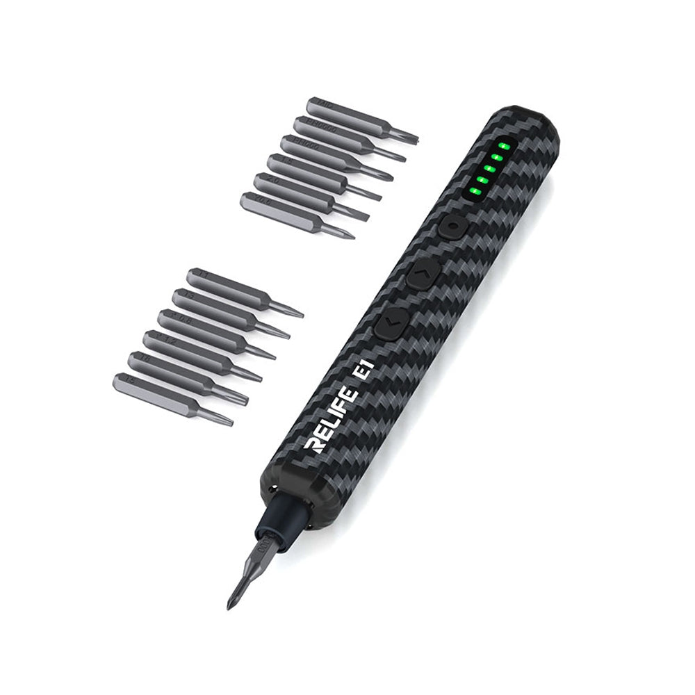 RELIFE E1 Carbon Fiber Electric Screwdriver Set