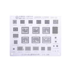 MiJing High Precision BGA Reballing Stencil for iPhone X-14 Series