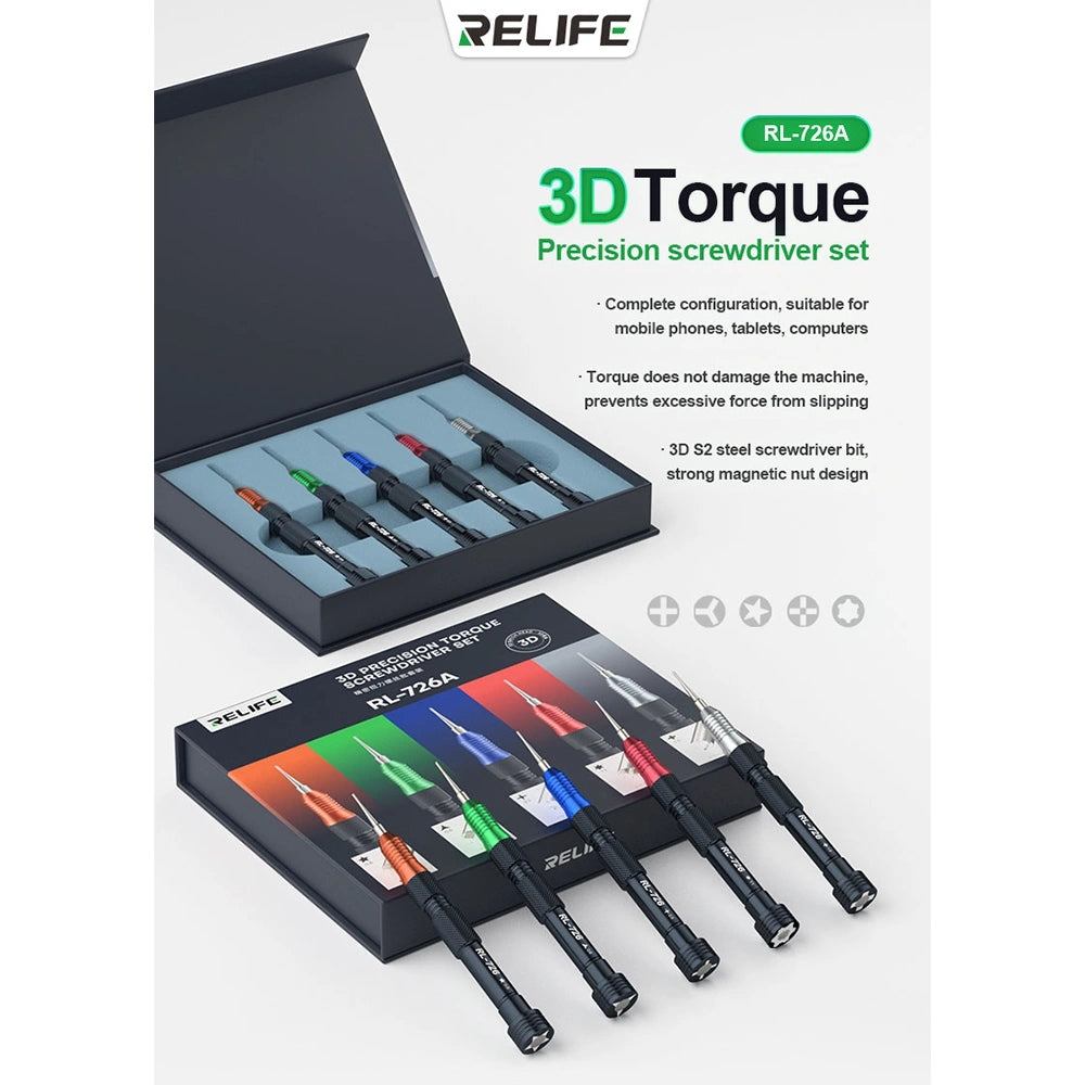 RELIFE RL-726A 3D Precision Screwdriver Set