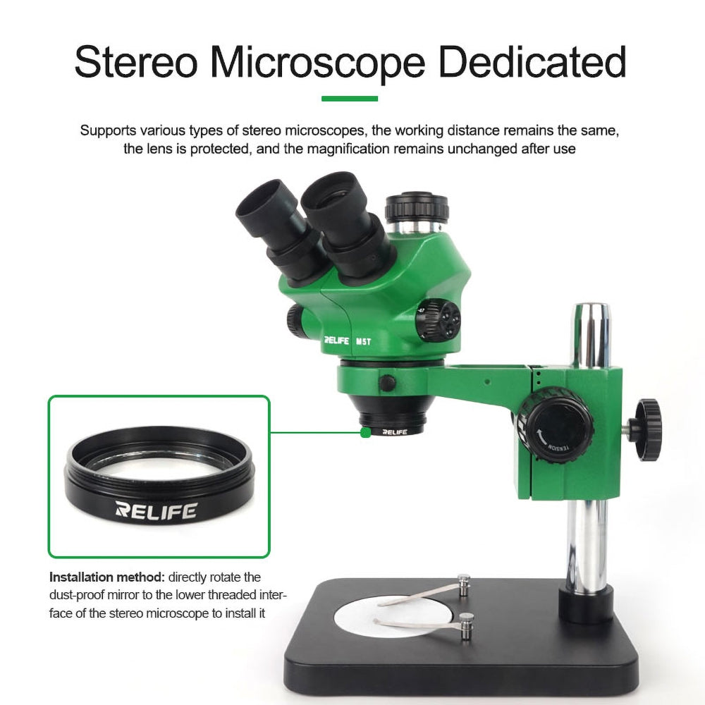 Relife M-25 Microscope Dustproof Lens